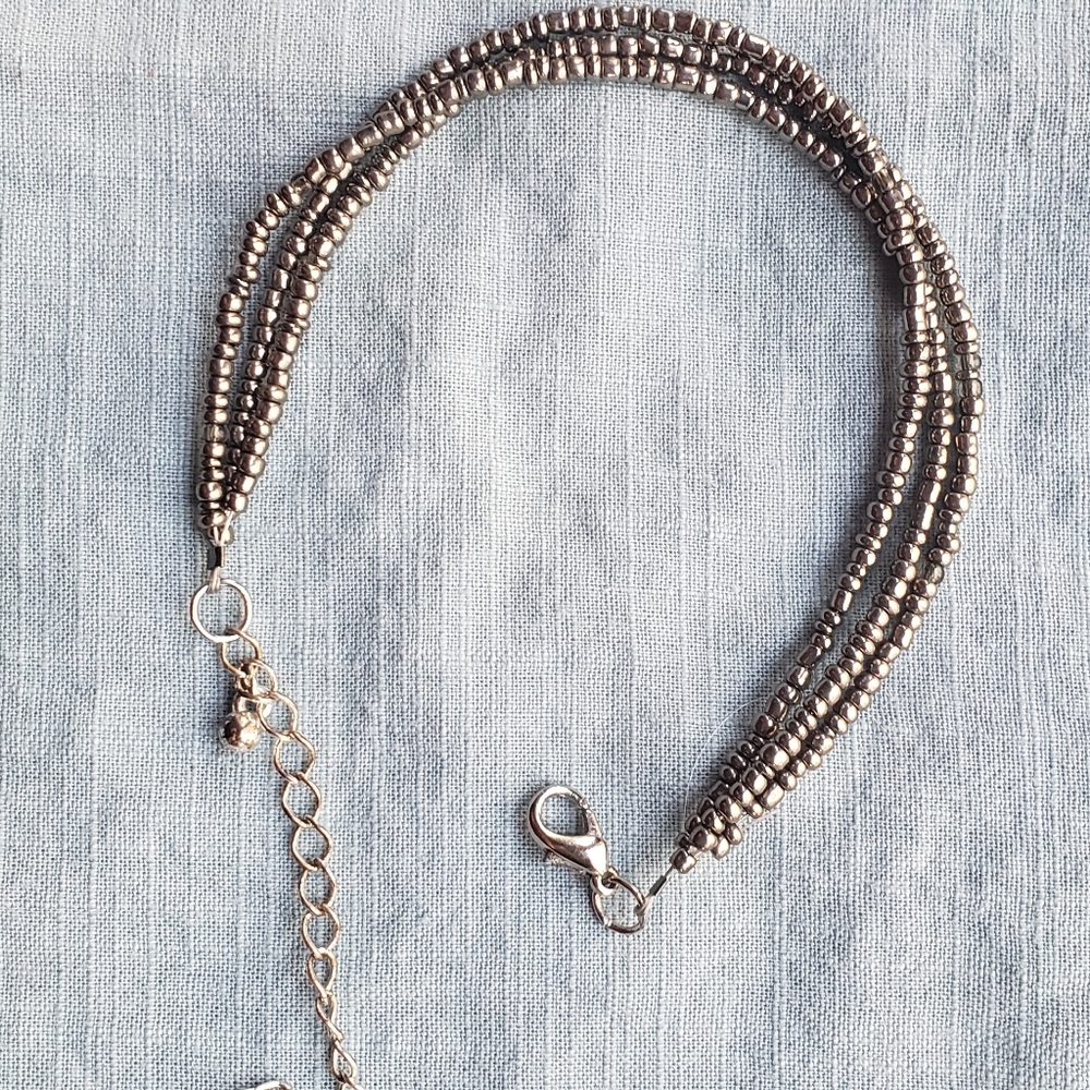 🌺🌻🍁❄ 5/$24 BoHo Meteorite colored, 3 strand bracelet